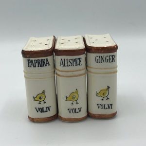 Vintage spice jars books